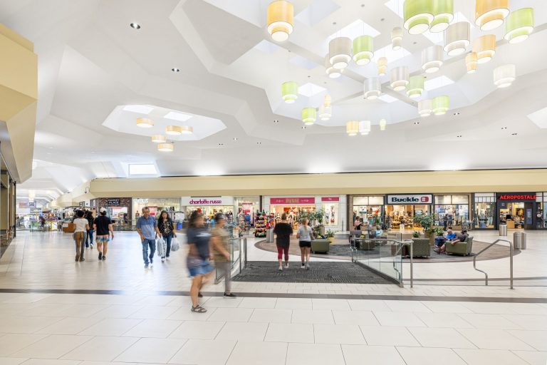 SIMON 5255_Meadowood Mall_Interior Hero_Center Court_Buckle_Pink_Charlotte Russe_2025