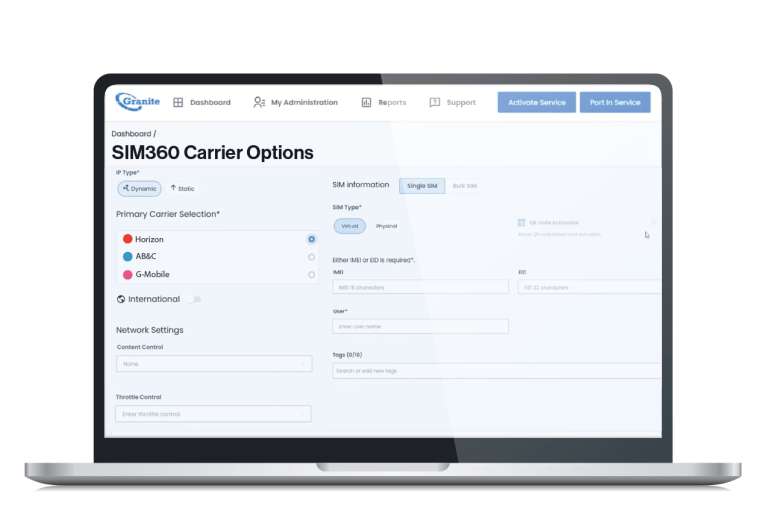 SIM360 Carriers Laptop